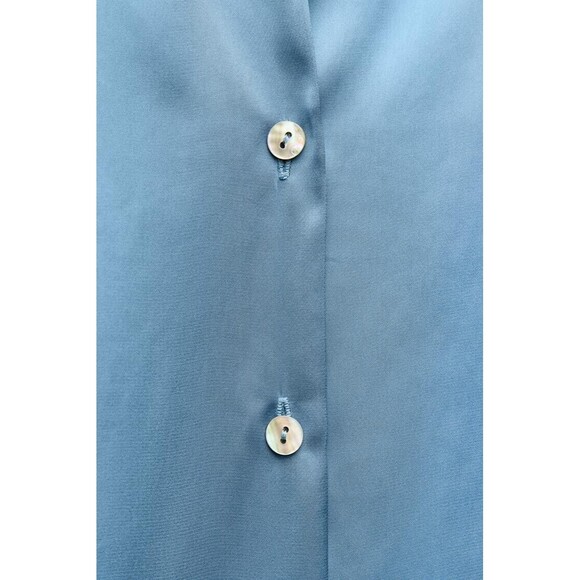 Zara Satin Effect Basic Shirt - S - Picture 5 of 7
